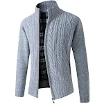 Knit Sweater Cardigan for Men, a Warm Jacket and perfect Dad Outfit. Stay cozy and stylish with this versatile sweater, — photo 4