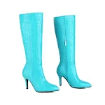European and American pointed thin heel super high boots. These stylish boots are designed to elongate the legs and enha — photo 11