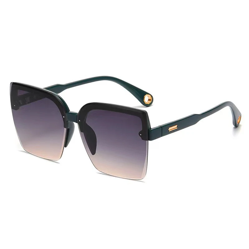 Women's Fashion Large Square Rimless Sunglasses UV400 Protection Stylish and Elegant Perfect for all occasions Enhance y — photo 12