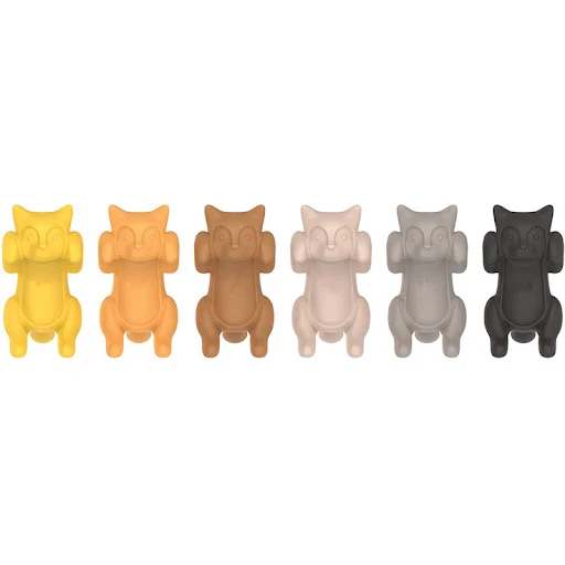 Title 3, Creative 3D Kitten Shape Wine Glass Mark. Easil...