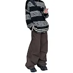 Men's Decorative Straight Casual Pants Youth Loose Fit. Comfortable and stylish, these pants offer a relaxed fit and mod — photo 6