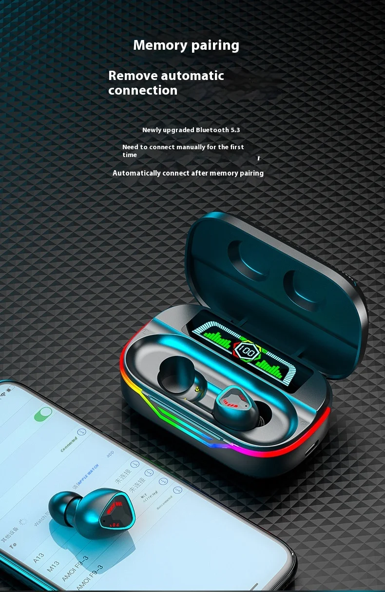 Experience stereo sound with the DX09 Smart Bluetooth Headset. Enjoy an ultra-long life battery for extended music liste — photo 12