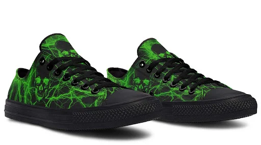 Title 8, Fashion Print Couple Low-Top Canvas Shoes, perf...