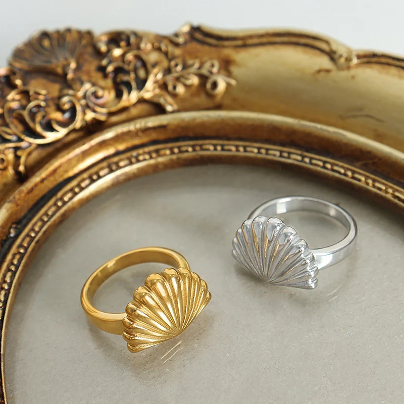 Title 2, Gepersonaliseerde schelpenring in ocean style, ...