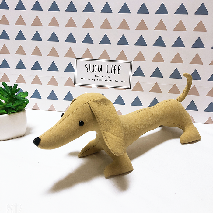 Pacote DIY Original de Material para Boneca Dachshund. Bonecas de tecido costuradas à mão, um projeto artesanal fofo e criativo. — foto 3