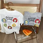 Camiseta de manga curta de moda de verão para meninos e meninas, respirável e confortável. Ideal para brincar e atividades ao ar livre. — foto 4