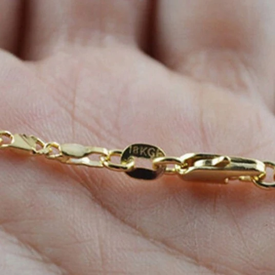 Colar Dourado 2mm 16-30 Polegadas Ornamento Joia Corrente Longa Ajustável Presente Perfeito para Homens e Mulheres — foto 12