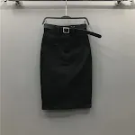 Saia Jeans Feminina Verão Cintura Alta Casual Fenda Joelho OL – Conforto e Elegância para o Seu Dia a Dia — foto 3