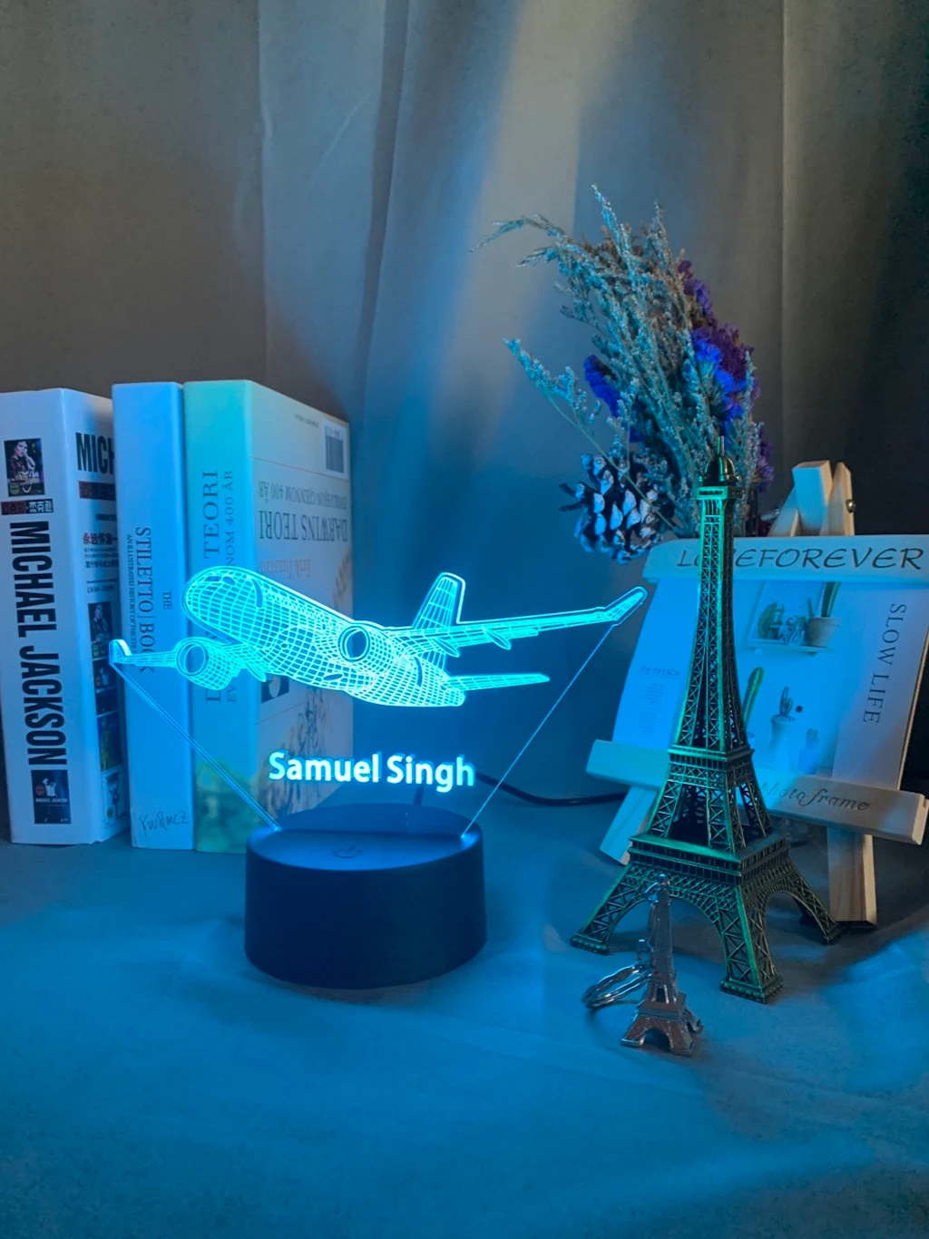 Title 14, Individuelle 3D-Lampe Flugzeug Hologramm Baby N...