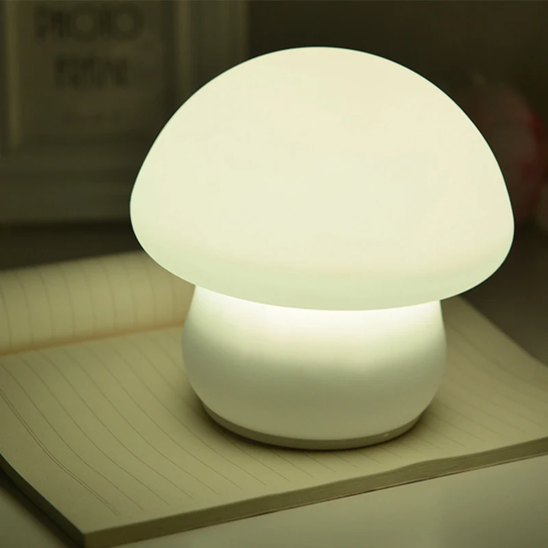 Household Electric Mushroom Small Night Lamp. Provides soft, ambient lighting, perfect for bedrooms and nurseries. Creat — photo 7