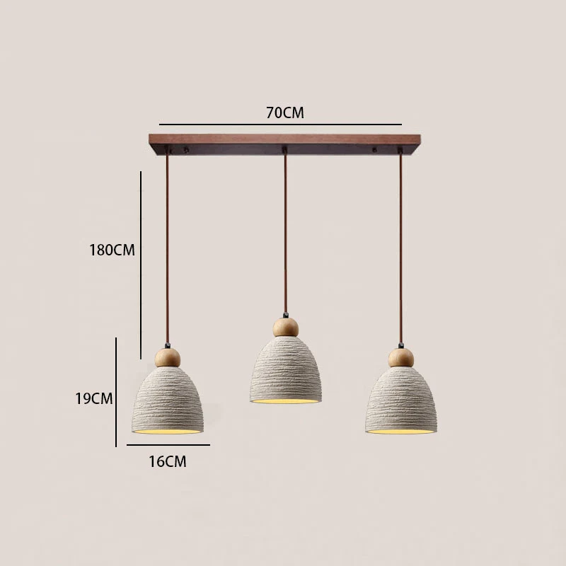 Title 5, Japanese Style Bedroom Droplight Three-head for...