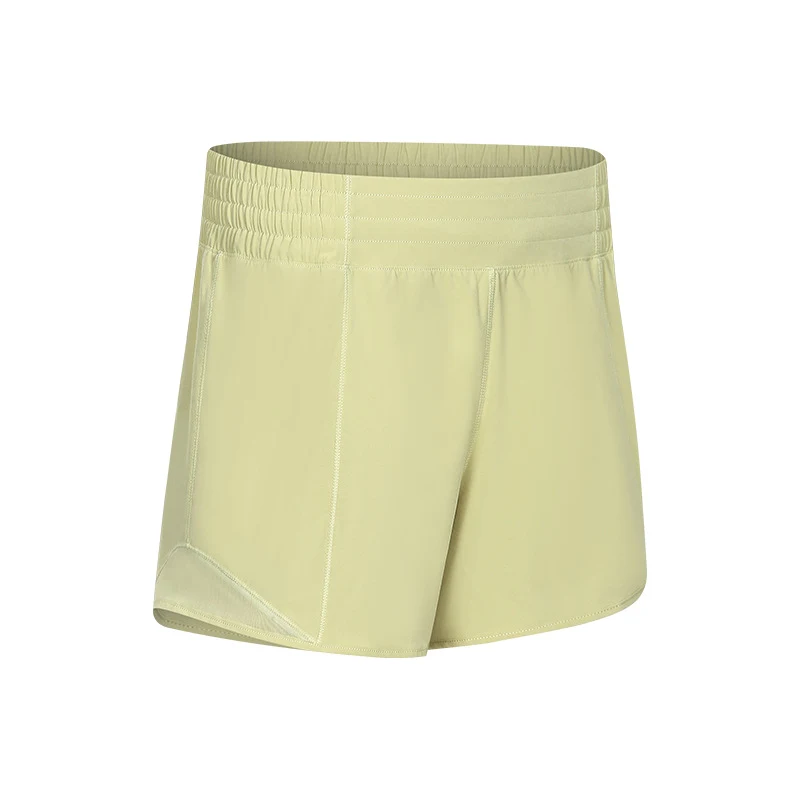 Shorts deportivos con cordón de malla para mujer, transpirables y a la moda. Perfectos para entrenar con comodidad y estilo. — foto 1