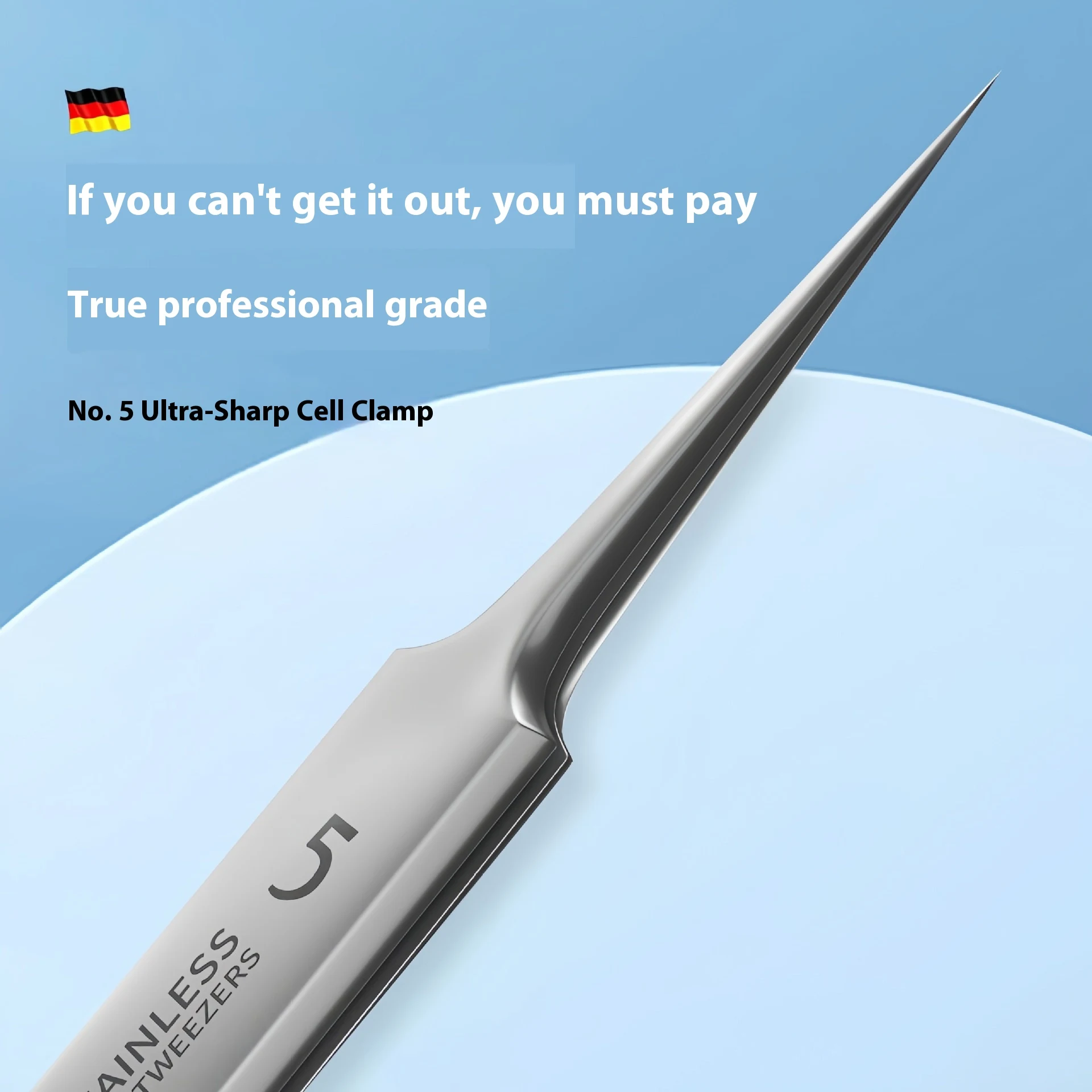 Title 4, Stainless Steel Cell Tweezer Anti-acne, Beauty ...