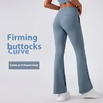 Calças de Yoga Femininas de Cintura Alta com Efeito "Levanta Bumbum" para um Corpo Esculpido e Conforto durante o Treino. — foto 4