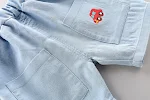 Roupa de Verão Casual Infantil com Estampa de Carros, Conjunto Duas Peças para Bebês Meninos e Meninas, Confortável e Leve. — foto 1