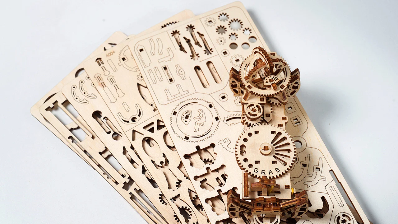 Title 3, Mechanical Transmission Model Puzzle Toy for bu...