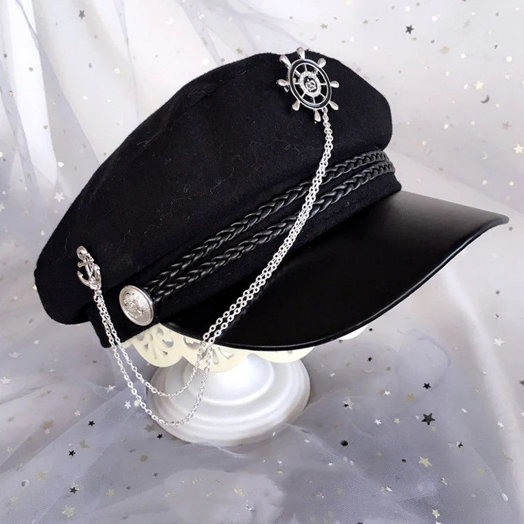 Gotische stijl Sovjet-leger hoed Lolita accessoires — foto 4