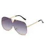C7 gold frame double gray