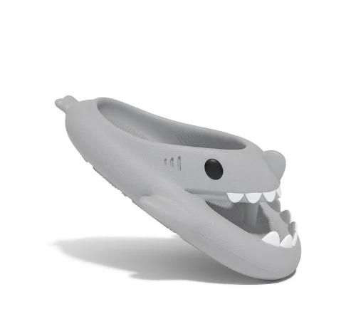 Title 6, Shark Flip-flops Thick-soled Outdoor Beach EVA ...