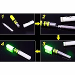 Boia Luminosa de Pesca LED a Bateria para Pesca Noturna em Água Escura. Visibilidade Superior. — foto 6