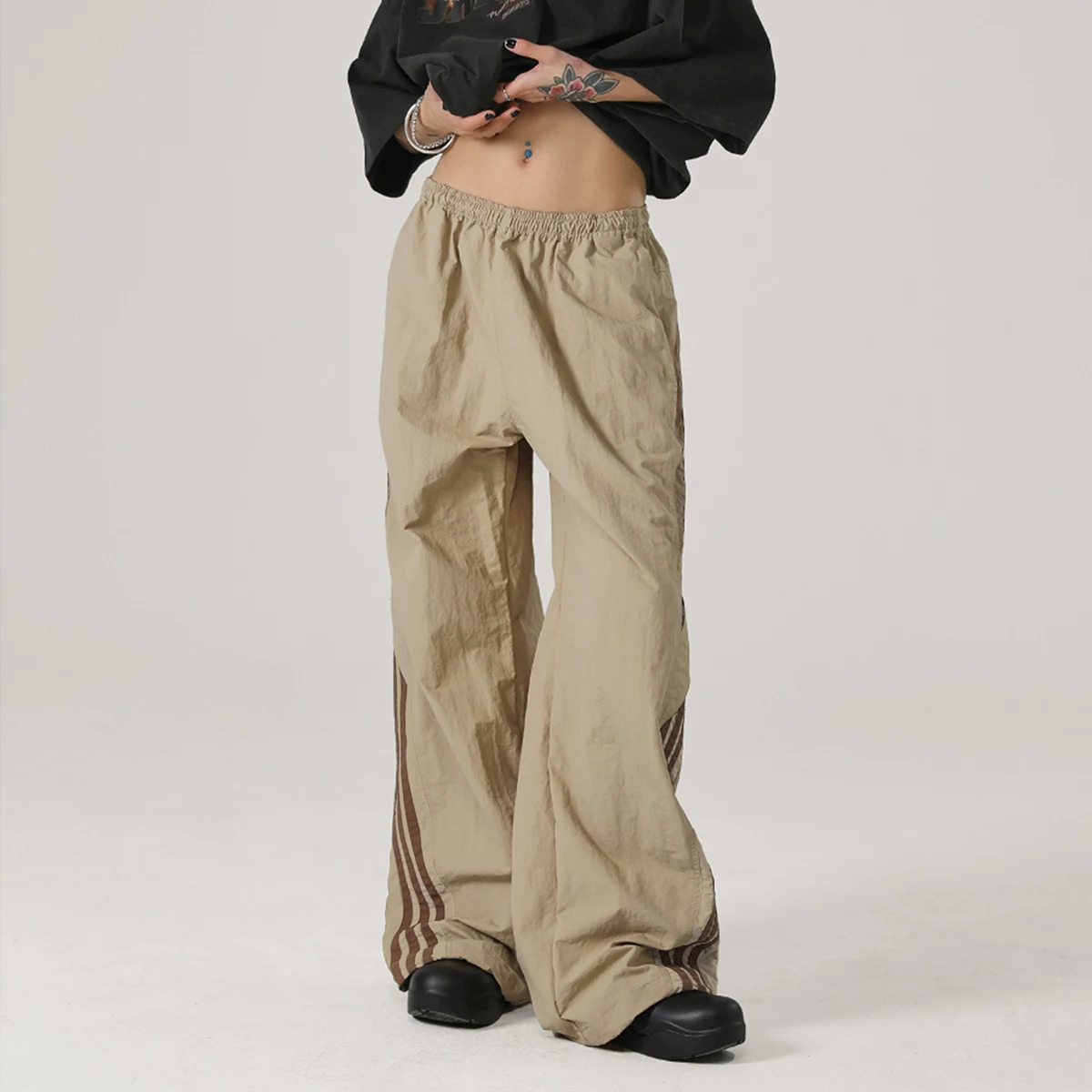 Title 5, American Retro Casual Pants Quick-drying Ice Fe...