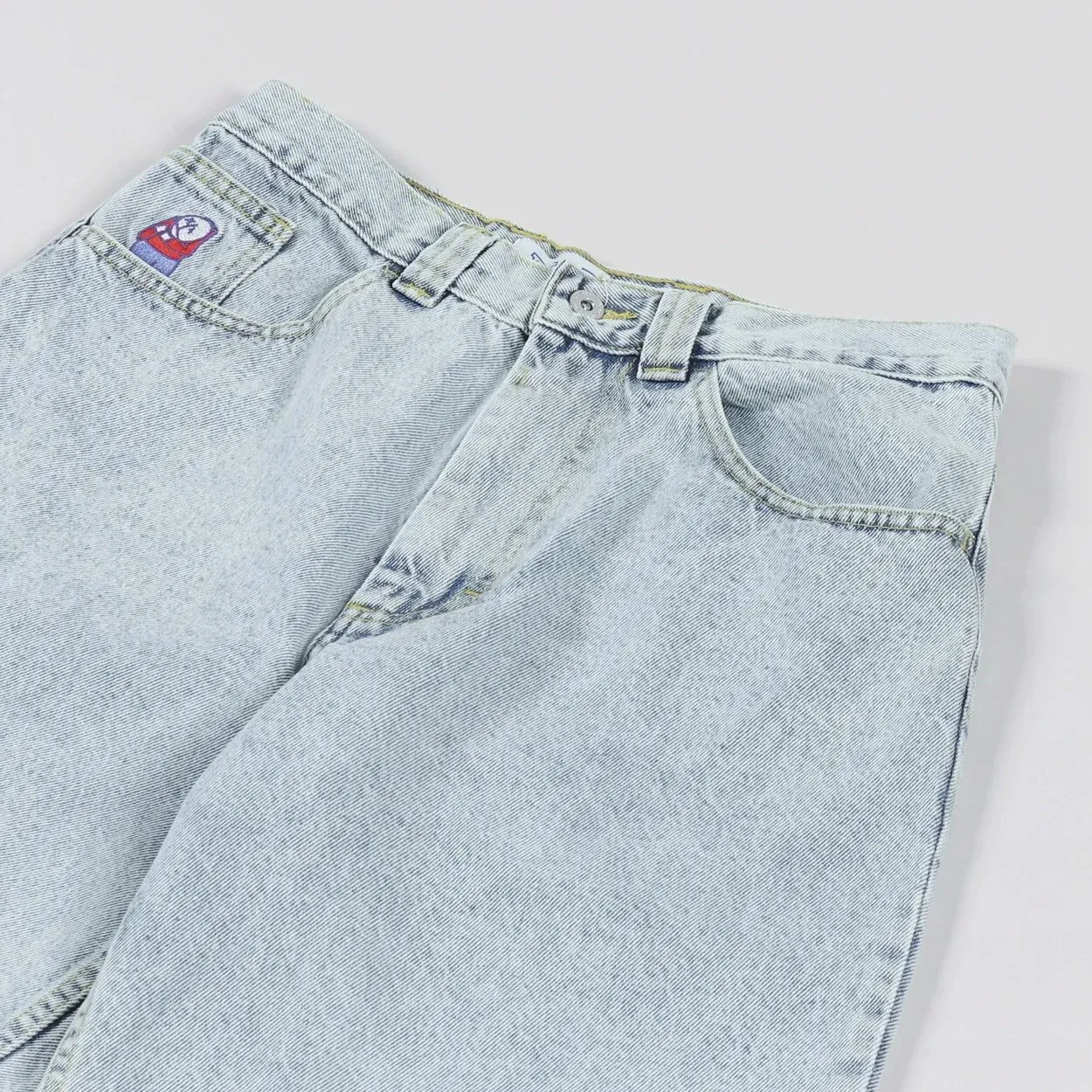 Y2g Denim Shorts with Cartoon Embroidery Pattern, stylish and comfortable for everyday wear. Perfect for a casual look, — photo 11