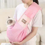Bolso Bandolera Simple para Mascotas de un Hombro para Transporte Cómodo y con Estilo, Perfecto para Paseos y Viajes Cortos. — foto 5