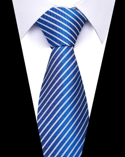 Title 19, 8cm Business Professional Striped Tie. Elevate ...