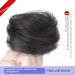 Crie penteados incríveis com o Chignon Hair Ring Updo! Coque bagunçado e fofo para looks volumosos e estilosos, fácil de usar. — foto 1