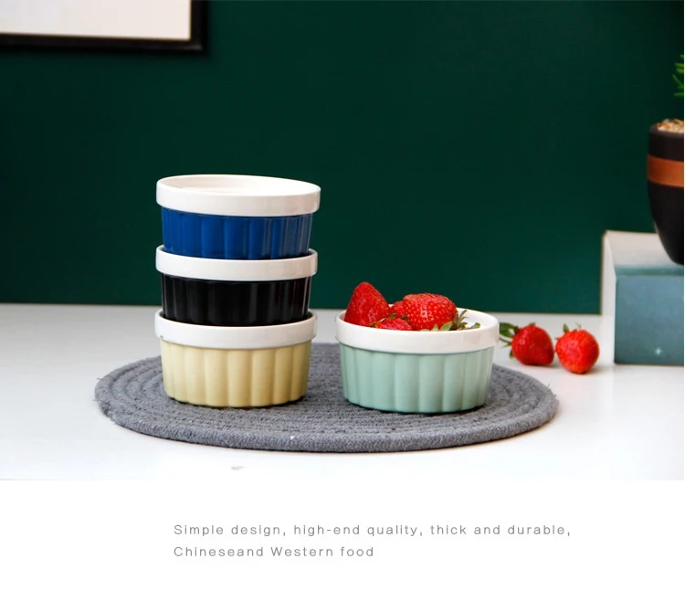 Title 11, European Style Color Ceramic Baking Bowl for al...
