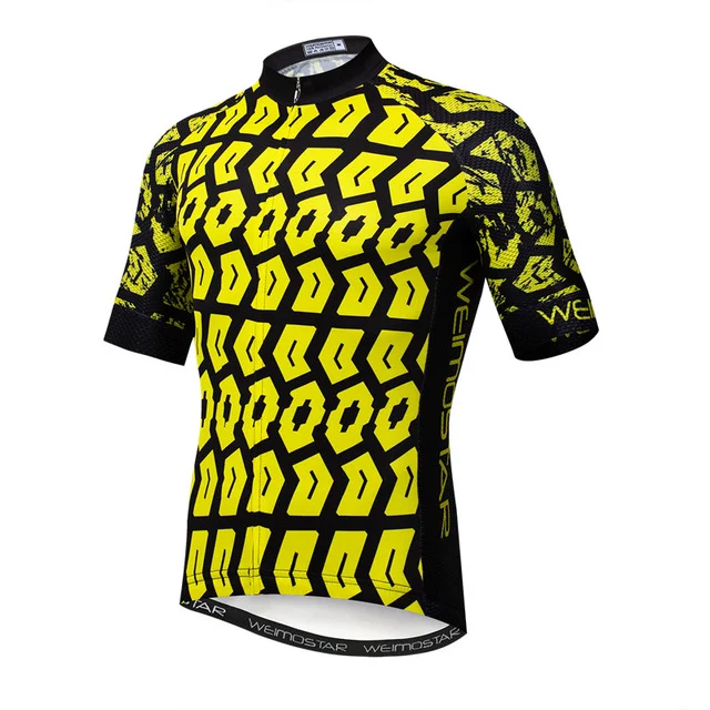 Title 7, Maglia da ciclismo verde per ciclisti. Tessuto ...