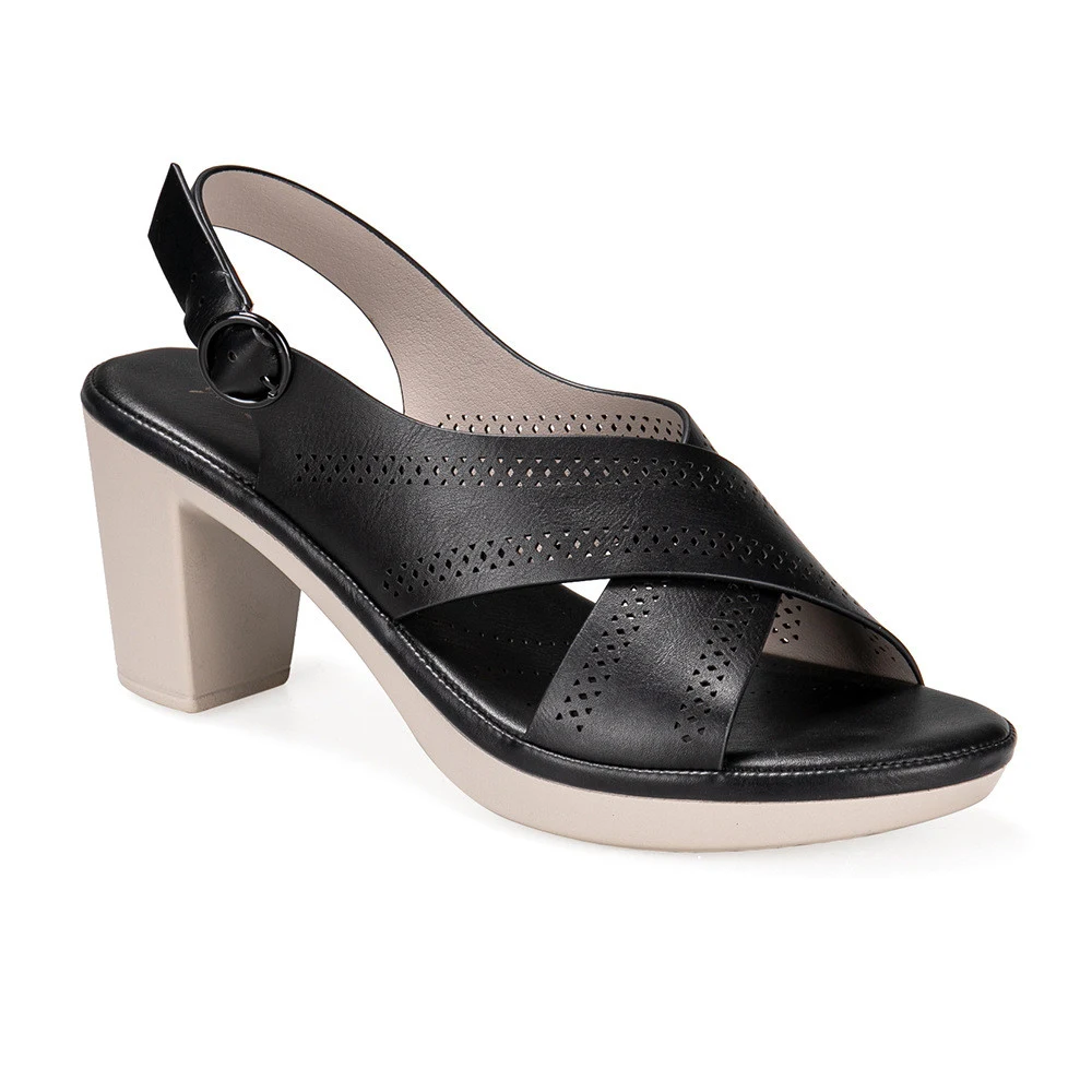 Nuovi sandali da donna con tacco alto e spesso, perfetti per un look elegante e confortevole. Goditi stile e supporto eccezionali. — foto 7