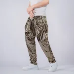 Men's Polka Dot Sequined Shiny Harem Baggy Pants, a comfortable and stylish choice for a unique and eye-catching look. — photo 7