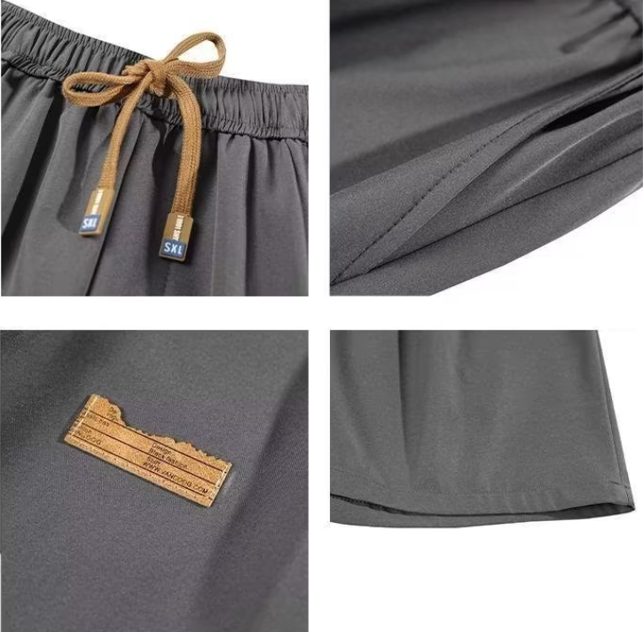 Heren Zomer Dunne Losse Casual Korte Broek Ademend en Comfortabel Ideaal voor Warme Dagen Relaxte Pasvorm Lichtgewicht Design — foto 10