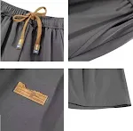 Heren Zomer Dunne Losse Casual Korte Broek Ademend en Comfortabel Ideaal voor Warme Dagen Relaxte Pasvorm Lichtgewicht Design — foto 10