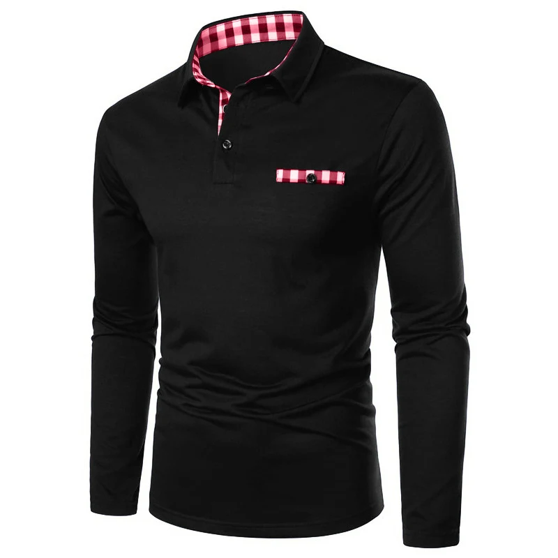 Camisa polo esportiva masculina com zíper e lapela Conforto e estilo para atividades esportivas e uso casual Tecido leve, respirável e design moderno Ideal para o dia a dia. — foto 1