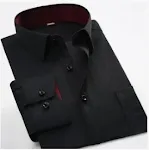 Abito camicia lungo primavera per donna, maniche lunghe, business e lavoro. Design su misura, vestibilità sagomata, perfetto per un look professionale. — foto 1