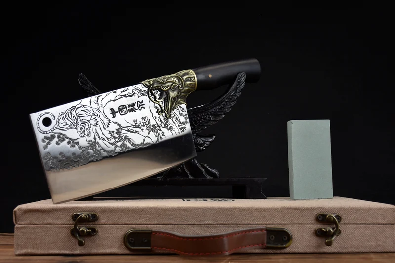 Title 3, The Tiger Goes Down China Longquan Bone Cutter....