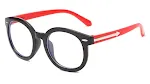 Black frame red legs