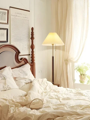 Title 5, Vintage Pleated Floor Lamp Vertical Table Lamp ...