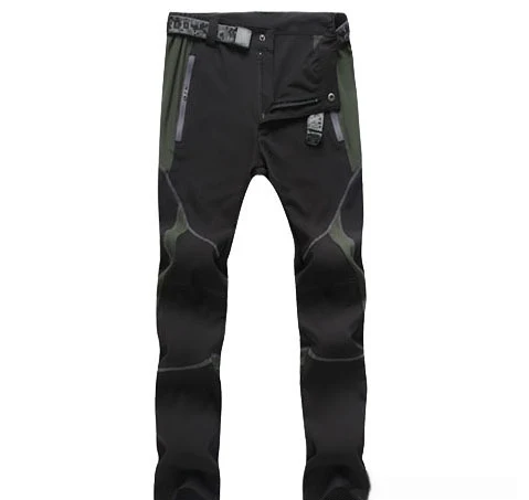 Calças de escalada finas e impermeáveis esportivas respiráveis para atividades ao ar livre. Slim fit, confortáveis e com proteção contra água e suor. — foto 3