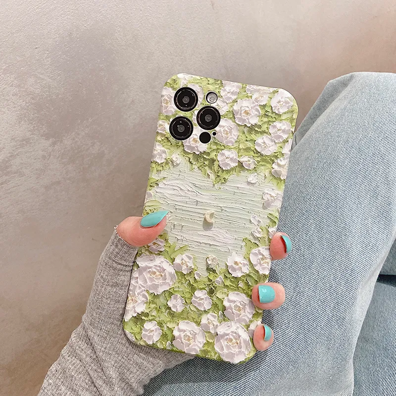 Title 1, Oil Painting Love Landscape Mobile Phone Case A...