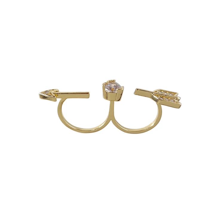 Anel ajustável com coração, micro zircônias e corte de cabelo. Design romântico e delicado para mulheres. Presente perfeito e elegante. — foto 3