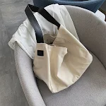 Bolsa de lona casual feminina, nova moda, combina com tudo. Ideal para uso diário, leve, prática e elegante. Acessório perfeito. — foto 6
