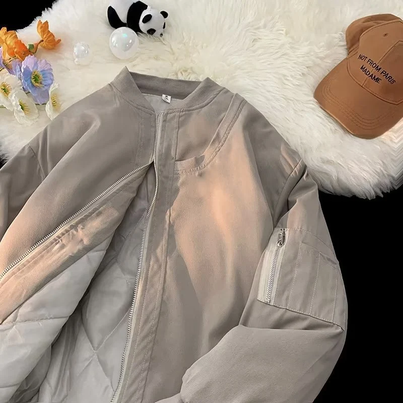 Title 11, Thickening Embroidery Pilot Jacket Men. Stay wa...