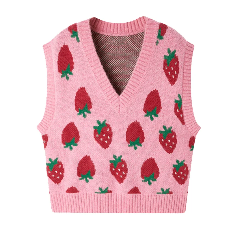 Women's Loose Sweater Vest Spring New V-neck Sweater Vest. Sweet inner wear blouse, perfect for layering and a comfortab — photo 11
