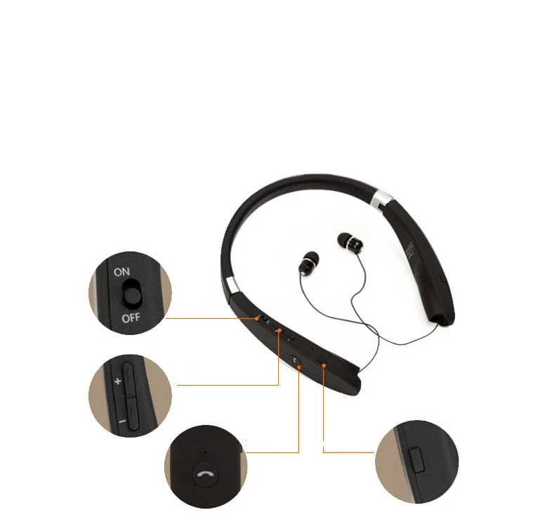Title 2, Wireless Hanging Neck Bluetooth Headset Experie...