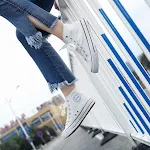 Women's Fashion High-top Canvas Shoes, providing comfort and style for everyday wear. Perfect for casual outfits and tre — photo 9