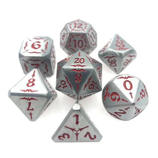 Title 2, Dados de Metal D&D Running Ball Dados, ideais p...