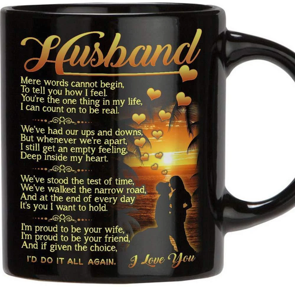 Title 3, Black Ceramic Coffee Mug with Markings, perfect...